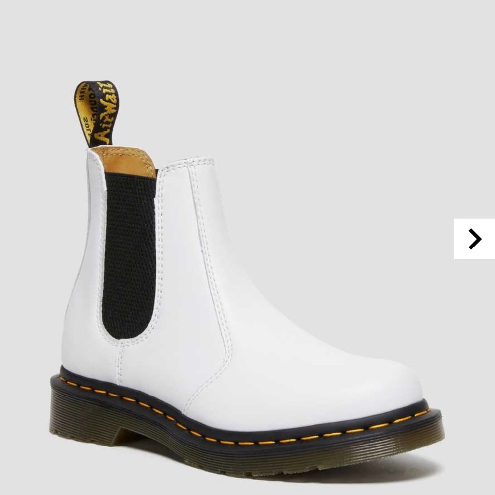Dr. Martens White Chelsea Boots